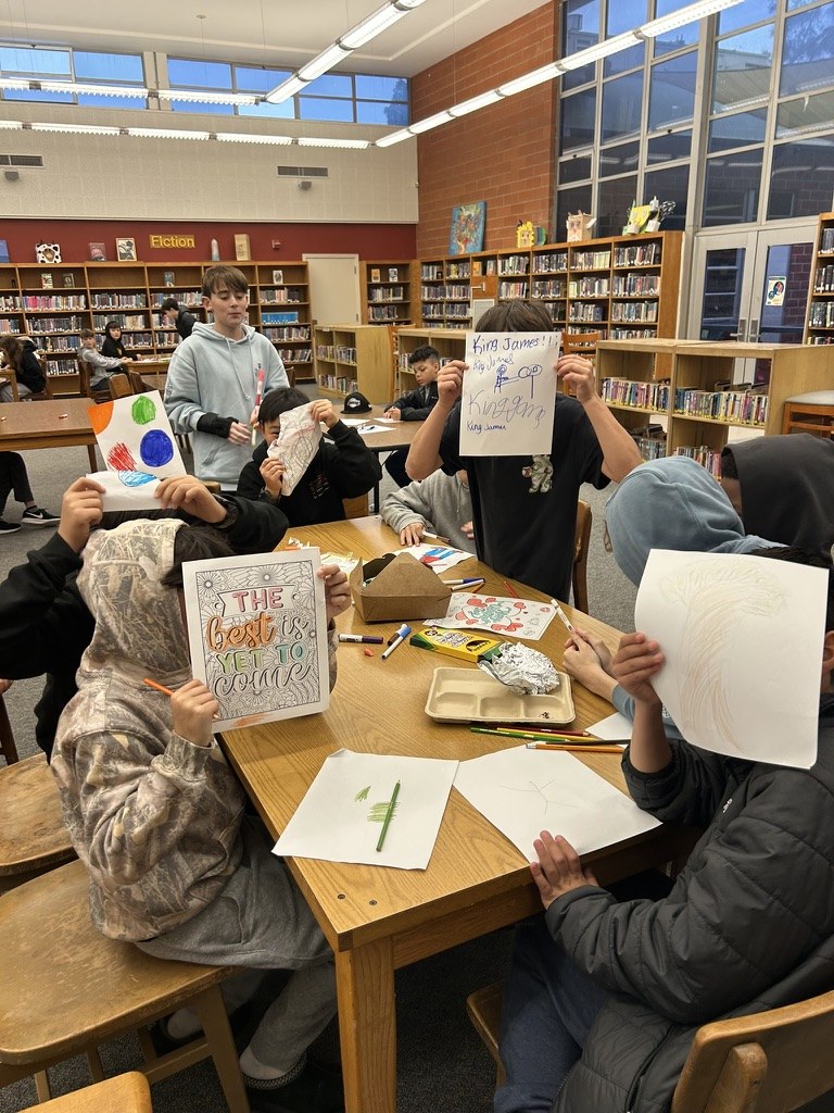 A workshop in the library.